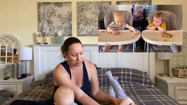 9 month twin update || exclusively breastfed || tandem breastfeeding смотреть онлайн