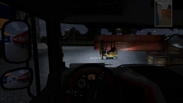 ETS2 Gameplay Simones map Calais hard parking смотреть онлайн