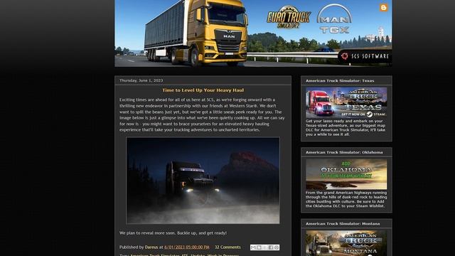 ETS2: Naczepy Kögel zmierzają do gry | ATS: Tajemnicza nowość z Western Star [INFO] 🚛 смотреть онлайн