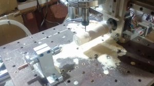 4 я ось. обработка цилиндра.