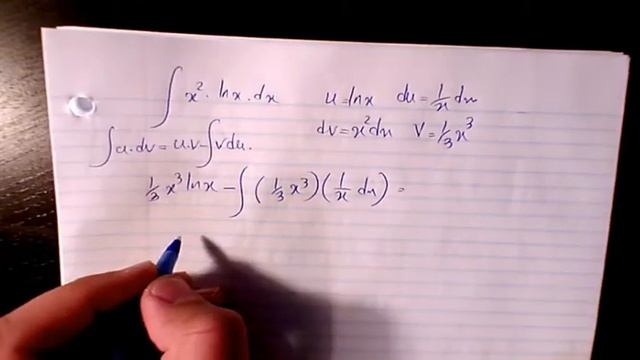 integral of x^2*lnx by parts - Integration, indefinite integral, calculus смотреть онлайн