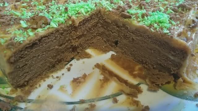 ТОРТ БЕЗ ВЫПЕЧКИ С КРЕМОМ ИЗ СГУЩЕНКИ смотреть онлайн