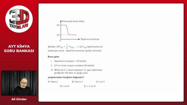 AYT Kimya Soru Bankası Bölüm 05 Test 01 Soru Çözümleri смотреть онлайн