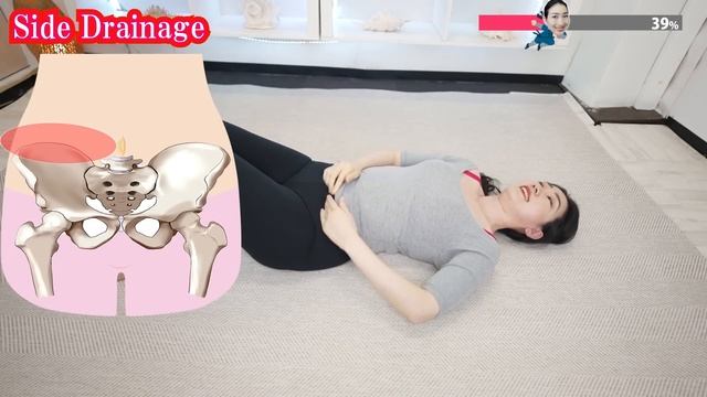 Лимфодренажный массаж лежа. Биган-йога от Ими смотреть онлайн