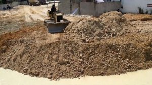 Строительство, засыпка продолжается