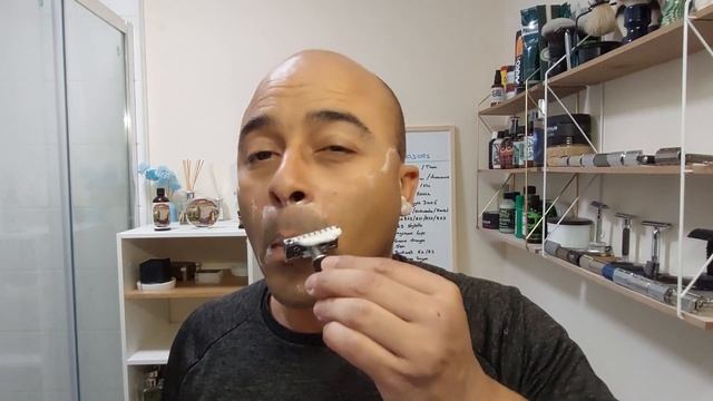 ASMR Indigo Night Set by Michael & Elena Shave, first try, Mühle R41 Razor. смотреть онлайн