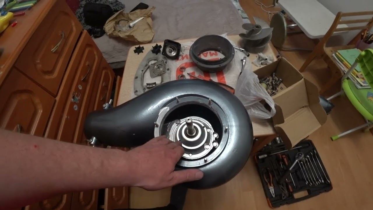 Разборка водомета SEA-PRO на Yamaha 25 после жесткой эксплуатации. смотреть онлайн