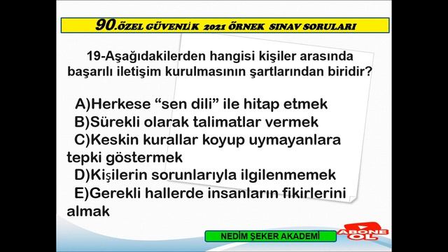 #Özel#Güvenlik #Sınavı2021#Soru #Cevapları#90Dönem #Özel Güvenlik Sınav Soruları/06 смотреть онлайн