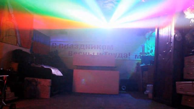 Работа Led Mini Spider Light в Freestyler time code