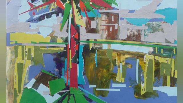 Онлайн - выставка. Коллаж.