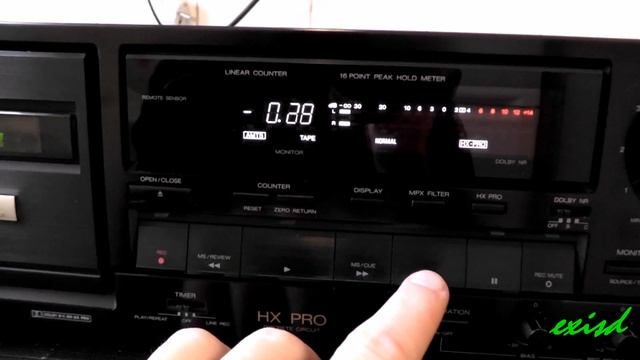 Aiwa AD-F910 stereo cassette deck 3 head dual capstan magnó смотреть онлайн