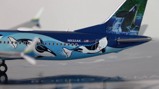 SOLID GeminiJets Alaska Airlines Boeing 737 MAX 9 West Coast Wonders (Orca) Model Unboxing & Review смотреть онлайн