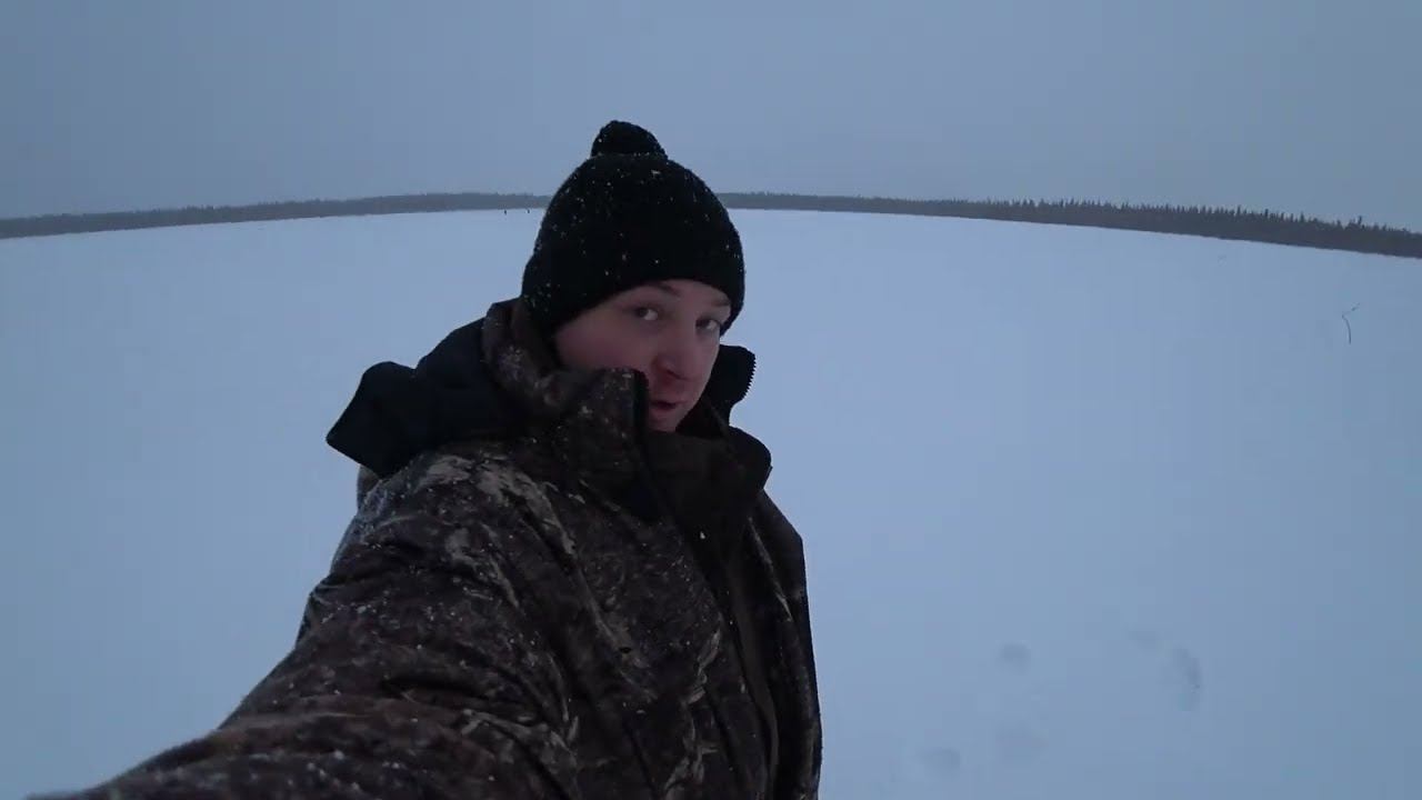 Рыбалка на жерлицы последний день на далеком диком озере. смотреть онлайн