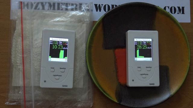 Dosimeter Geiger Counter QA060 Aliexpress China (Dozymetr Licznik geigera Chiński) смотреть онлайн