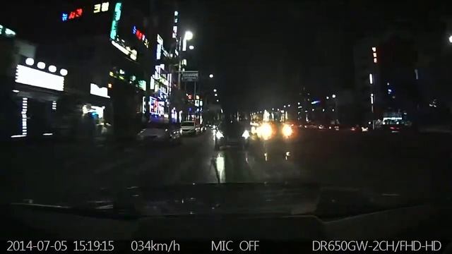 BLACKVUE DASHCAM: DR650W-2CH Rear View Sample Night (#1) смотреть онлайн