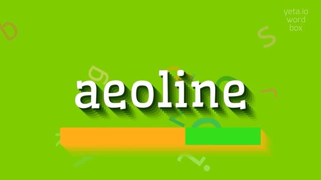 HOW TO PRONOUNCE AEOLINE? #aeoline смотреть онлайн