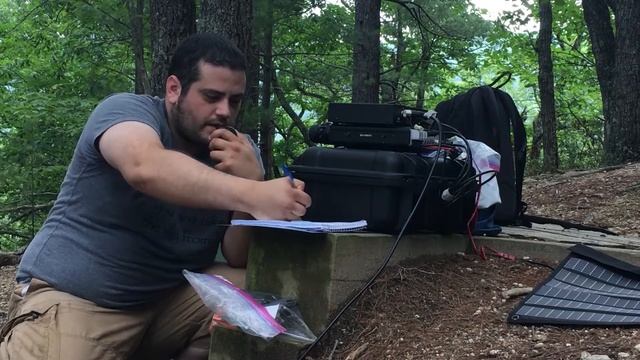 Portable Operation in NC - Yaesu 857D and BuddiPole смотреть онлайн