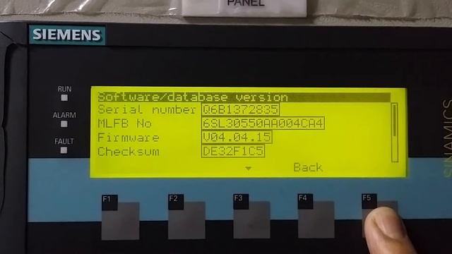 Performing Diagnostic And Self Test For AOP30 Siemens SINAMICS