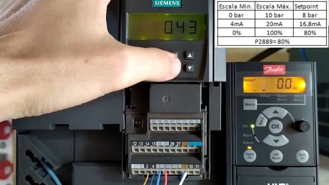 Parametrização MM440 Siemens sistema de controle PID смотреть онлайн