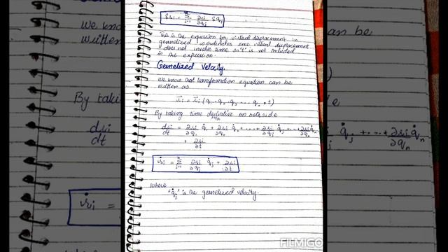 generalised coordinates, transformation equation, principle of virtual work done, de-almbert смотреть онлайн