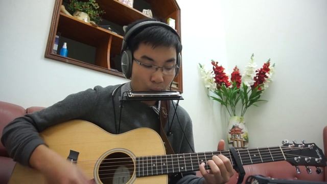 NƠI NÀY CÓ ANH (Sơn Tùng M-TP) cover (harmonica duet guitar) by Khoi смотреть онлайн