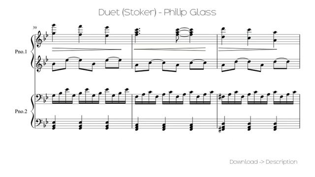 Duet (Stoker) - Philip Glass смотреть онлайн