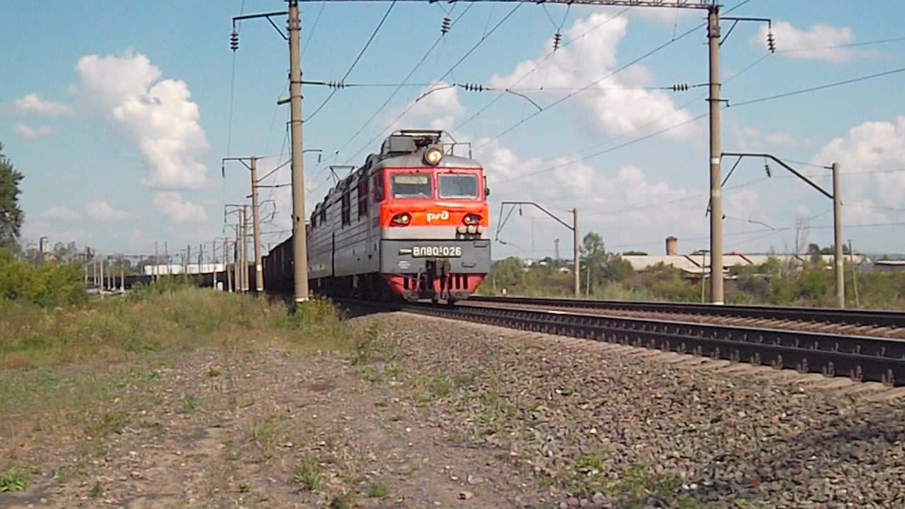 Электровозы ВЛ80С-026 и ВЛ80С-112 толкач.