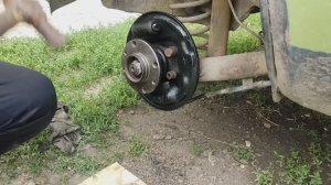 Установка задней ступицы от 2108 на ОКУ