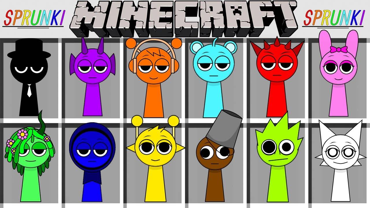 МОД НА ВСЕХ СПРУНКИ В МАЙНКРАФТ ! INCREDIBOX SPRUNKI ADDON MOD MINECRAFT BEDROCK смотреть онлайн