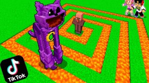 ЛАЙФХАКИ КЭТНАП и ДОГДЕЙ ИЗ ТИК ТОКА в МАЙНКРАФТ ! НУБ И ПРО ВИДЕО ТРОЛЛИНГ MINECRAFT Евгенбро