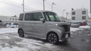 SUZUKI SPACIA CUSTOM HYBRID Turbo 4WD  Exterior  Interior 2018