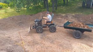 Самодельный минитрактор.