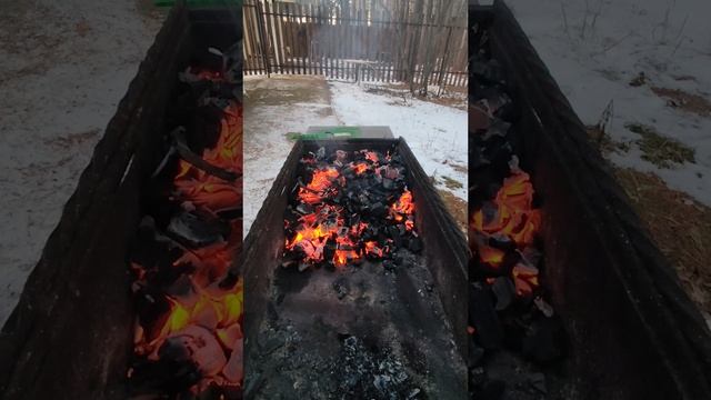 Шашлык на углях