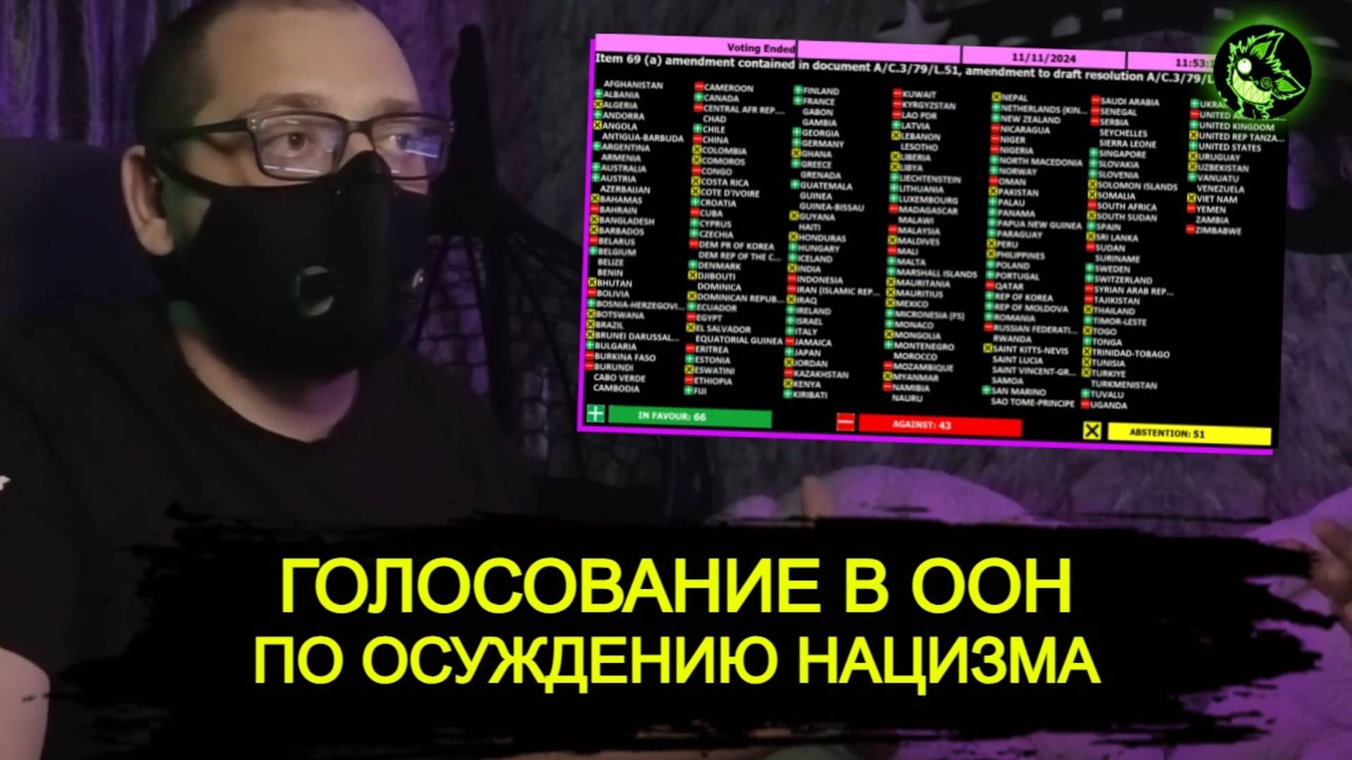 Запад ОТКАЗАЛСЯ осуждать НАЦИЗМ | Россию поддержал ВЕСЬ МИР смотреть онлайн