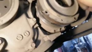 Toyota ZR-FE замена подшипника кондиционера, без демонтажа....