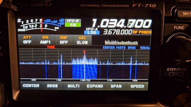 Yaesu FT710 радиоприём средние волны смотреть онлайн