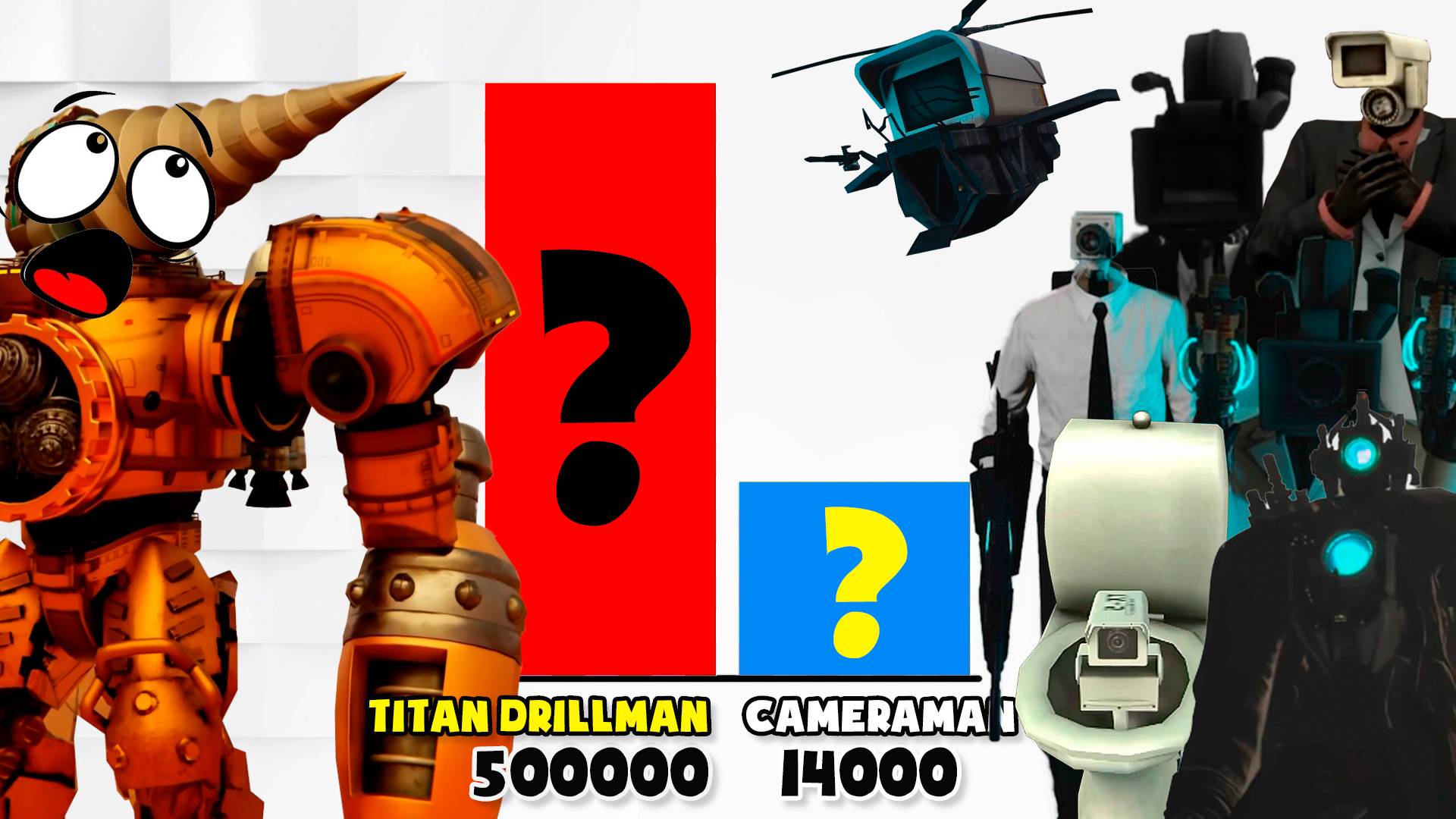 СРАВНЕНИЕ СИЛ ДРИЛЬМЕНА И КАМЕРАМЕНОВ смотреть онлайн