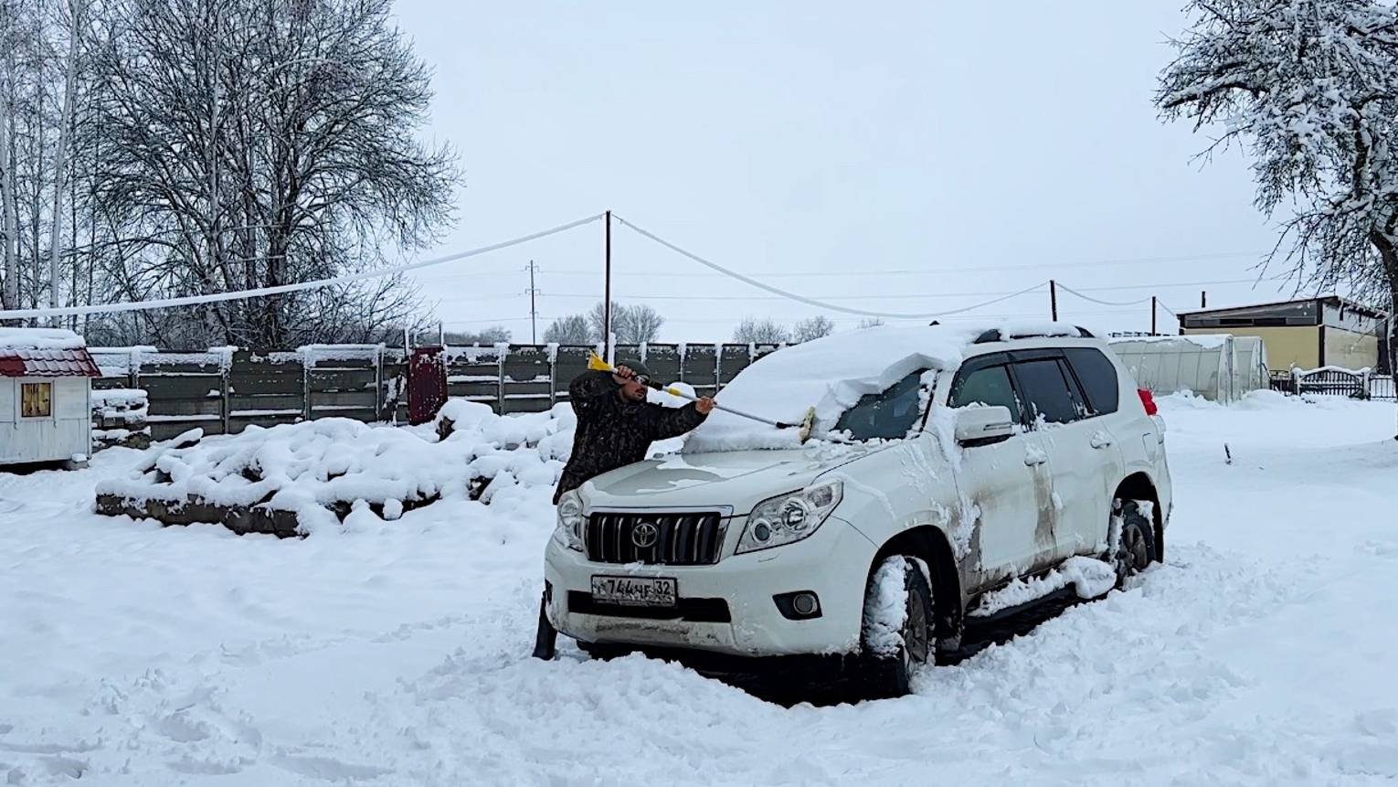 Нас завалило снегом. Ремонт в доме продолжается. Наша ферма. Жизнь простых людей в деревне. смотреть онлайн