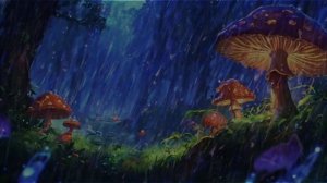 🍄Зачарованный дождь: Лес сказочных грибов.Завораживающая музыка для сна.Глубокий релакс.Антистресс