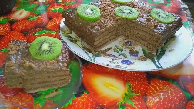 ТОРТ БЕЗ ВЫПЕЧКИ ИЗ ПЕЧЕНЬЯ, КАК В ДЕТСТВЕ смотреть онлайн