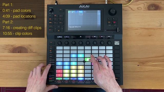 Akai Pro Force: changing pad/clip colours смотреть онлайн