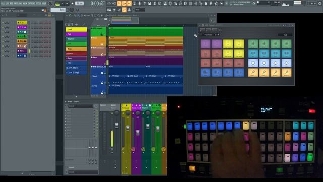 Making a track with the Akai Fire-NFX-v2 смотреть онлайн