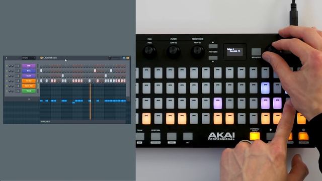 Introducing Akai Fire: Advanced Step Sequence Trap Beat смотреть онлайн