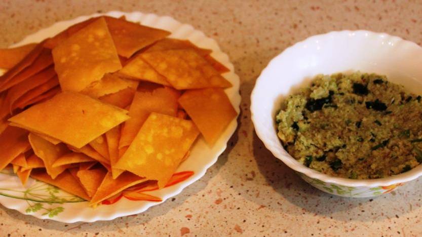 Начос с соусом гуакамоле. Кухня Мексики. смотреть онлайн