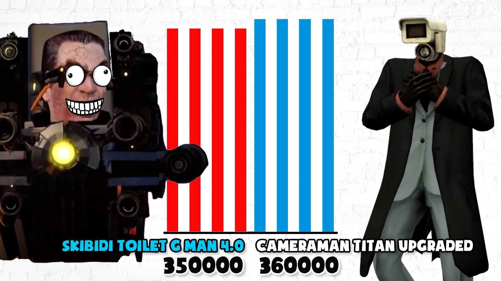 💪СРАВНЕНИЕ СИЛ КАМЕРАМЕНОВ И СКИБИДИ ТУАЛЕТОВ смотреть онлайн