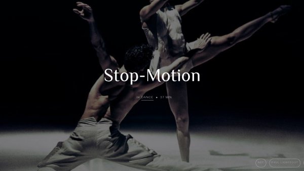 Stop-Motion - Sol León & Paul Lightfoot