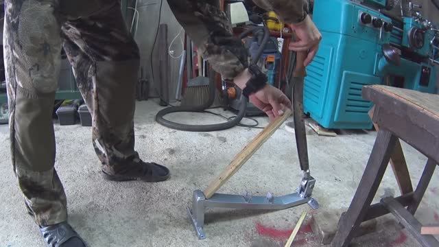 Щепокол самодельный на подшипнике смотреть онлайн