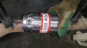 Lada Vesta Замена Гофры Выхлопной Системы....