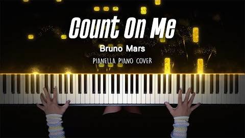 Bruno Mars - Count on Me - Piano Cover by Pianella Piano смотреть онлайн