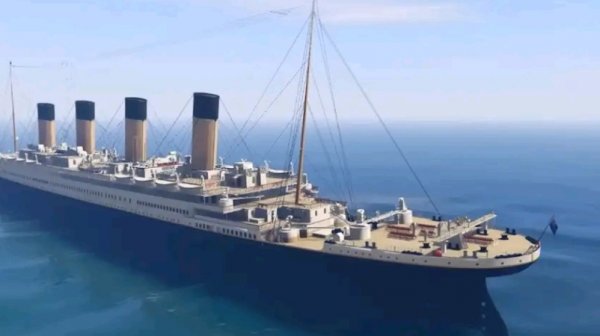 Титаник тонет под музыку 🎧